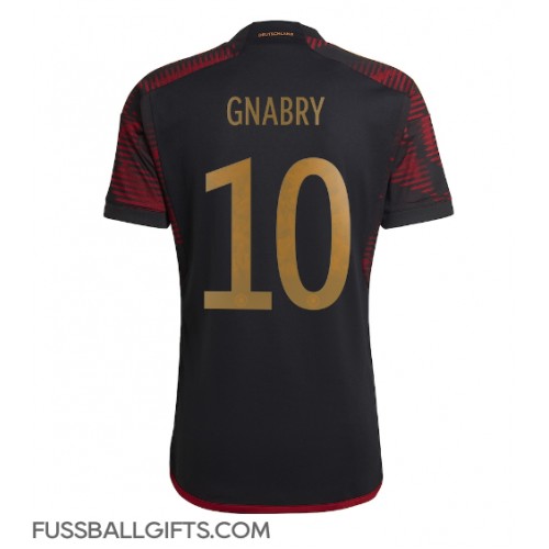 Deutschland Serge Gnabry #10 Fußballbekleidung Auswärtstrikot WM 2022 Kurzarm